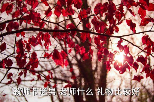 教师节送男 老师什么 礼物比较好