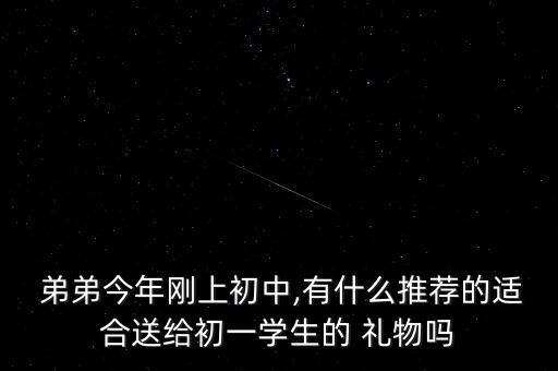  弟弟今年刚上初中,有什么推荐的适合送给初一学生的 礼物吗