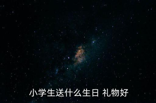  小学生送什么生日 礼物好