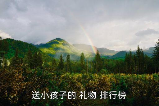 送小孩子的 礼物 排行榜