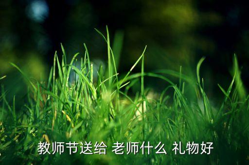  教师节送给 老师什么 礼物好