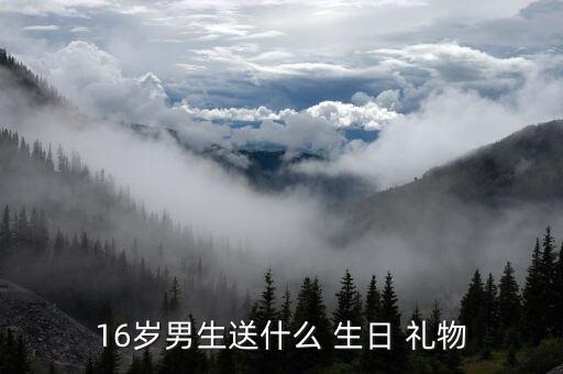 16岁男生送什么 生日 礼物
