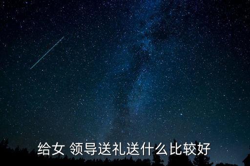 给女 领导送礼送什么比较好