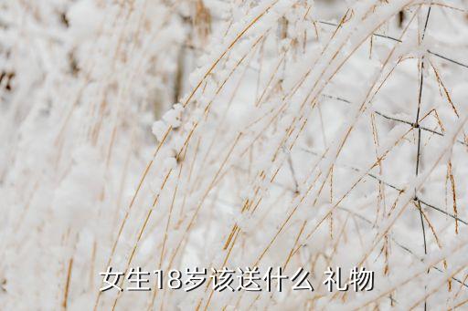  女生18岁该送什么 礼物