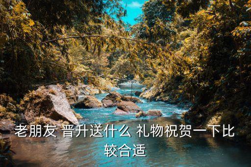 老朋友 晋升送什么 礼物祝贺一下比较合适