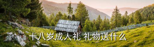  十八岁成人礼 礼物送什么