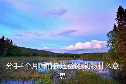 分手4个月后前任送圣诞 礼物什么意思