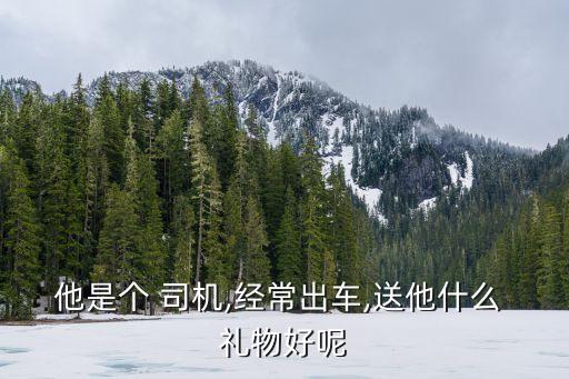 他是个 司机,经常出车,送他什么 礼物好呢
