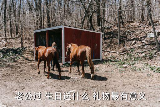  老公过 生日送什么 礼物最有意义