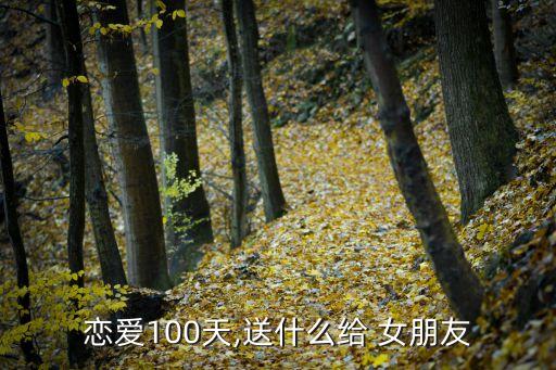 恋爱100天,送什么给 女朋友