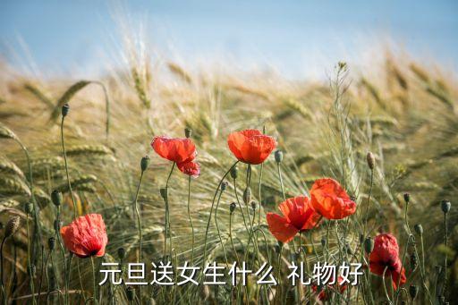  元旦送女生什么 礼物好