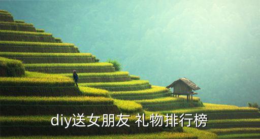 diy送女朋友 礼物排行榜