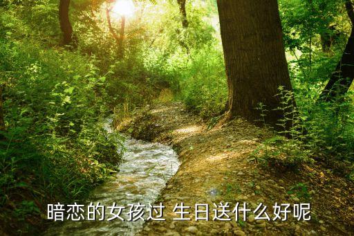  暗恋的女孩过 生日送什么好呢