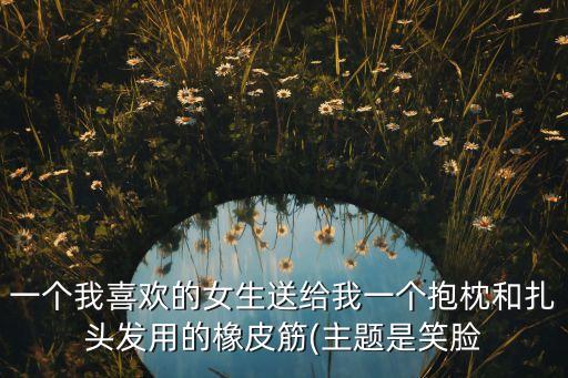一个我喜欢的女生送给我一个抱枕和扎头发用的橡皮筋(主题是笑脸